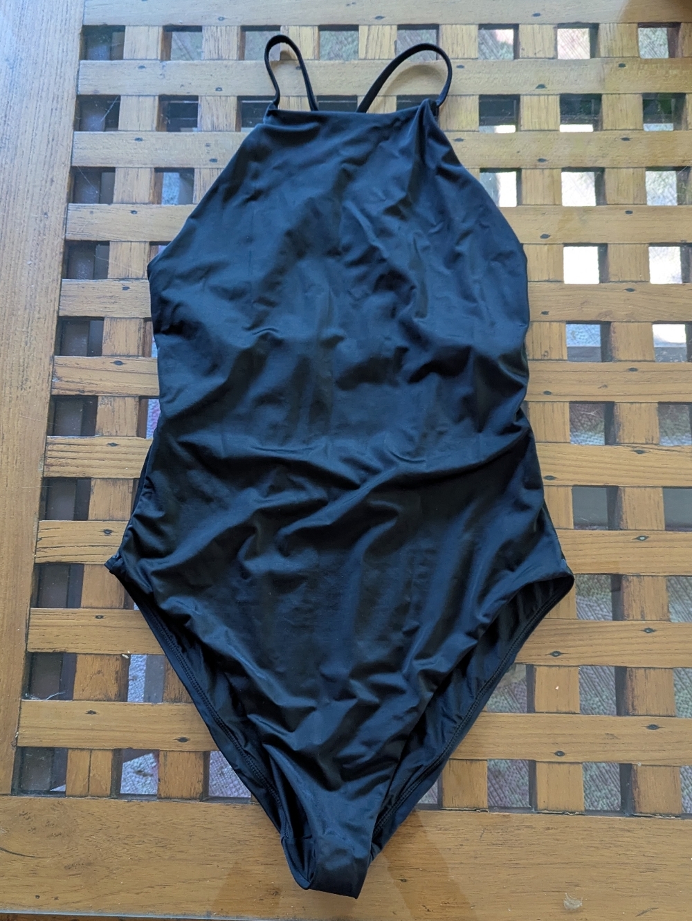 Andie Black High-Neck One-Piece Asbury Swimsuit